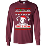 Narcos dashing through the snow Christmas sweatshirt PINGPONG