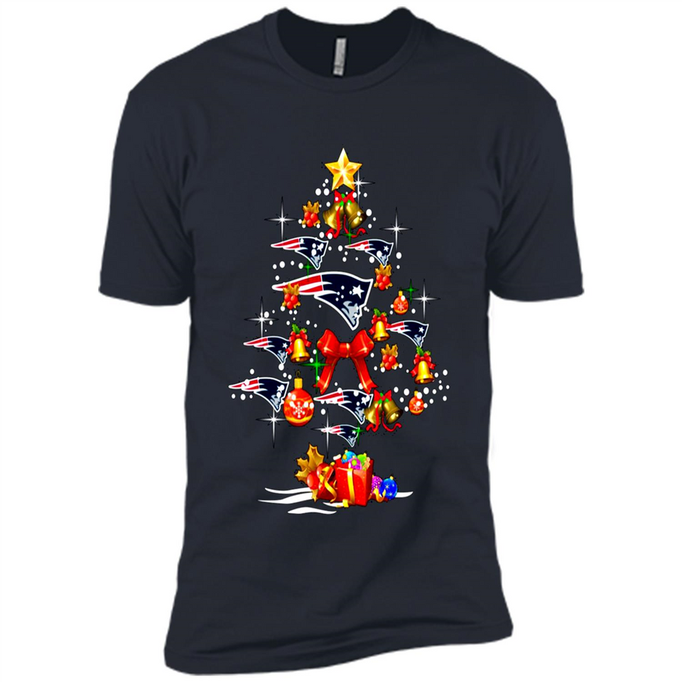 New England Patriots Christmas Tree sweater PINGPONG