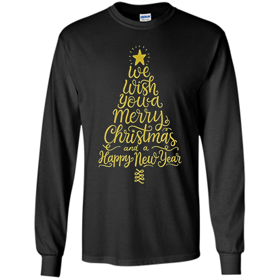 Christmas Tree T-Shirt Funny Mery Christmas Gift Idea - Long Sleeve T-Shirt