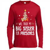 Will Trade My Big Sister For Presents Christmas - Canvas Long Sleeve T-Shirt