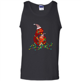 Christmas Lights Sloth Long Sleeve Santa Sloth - Tank Top
