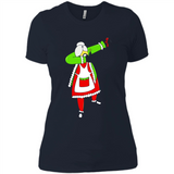 Funny Dabbing Mrs. Santa Claus Christmas Dab - Ladies' Boyfriend T-Shirt