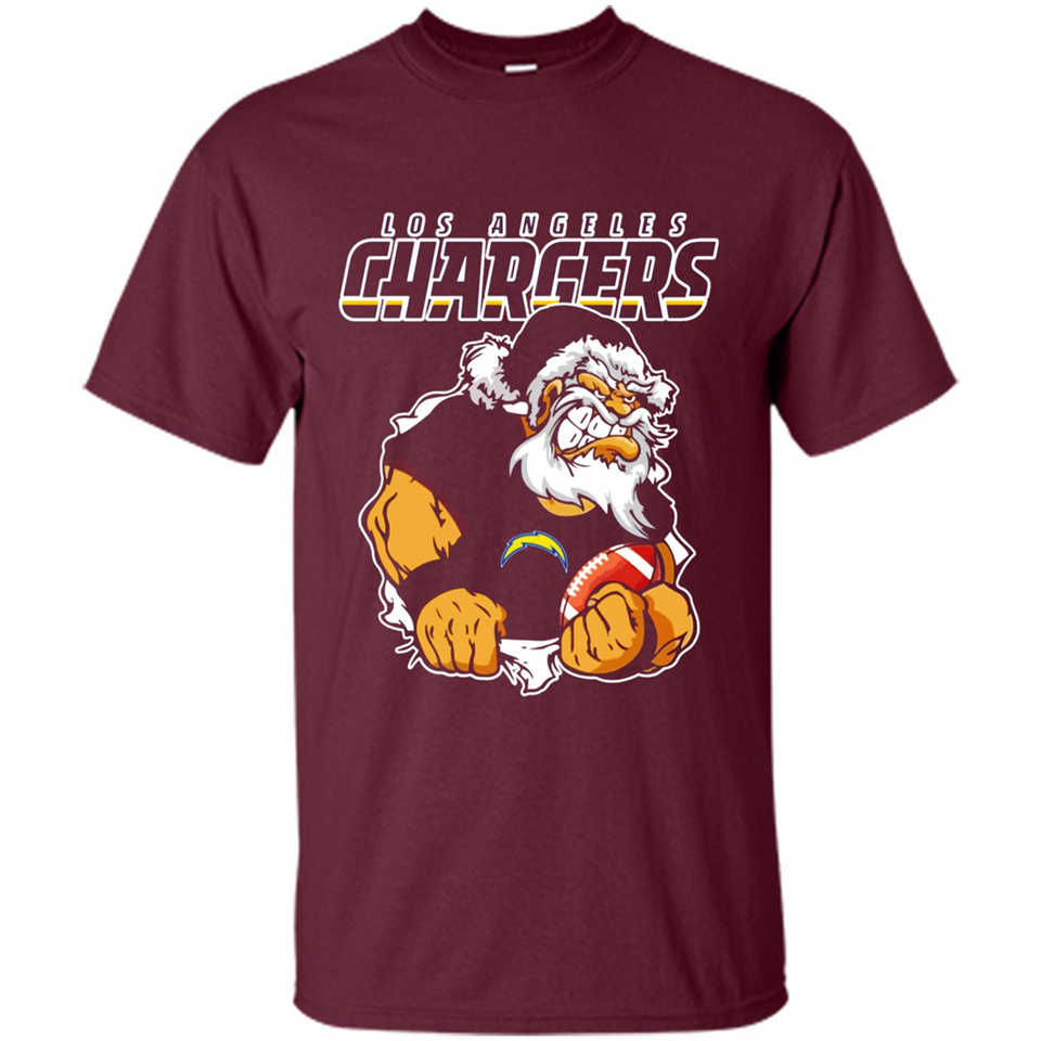 Grumpy Santa Claus Los Angeles Chargers Football Team PINGPONG