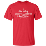 Christmas Tshirt for Women - Christmas Wine