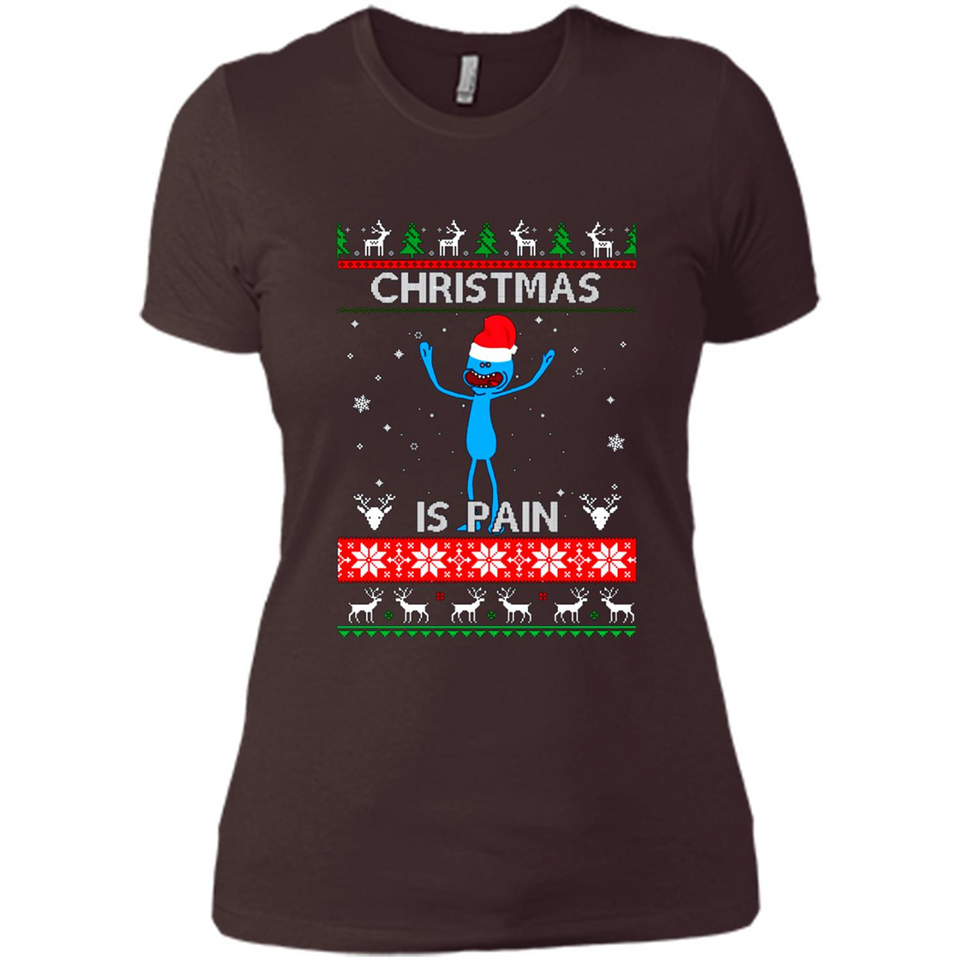 Mr Meeseeks Christmas Is Pain – Rick and Morty Christmas Sweater PINGPONG