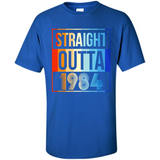Retro Straight Outta 1984 34 Years Old - Shirt