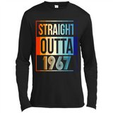 Retro Straight Outta 1967 51 Years Old - Canvas Long Sleeve T-Shirt