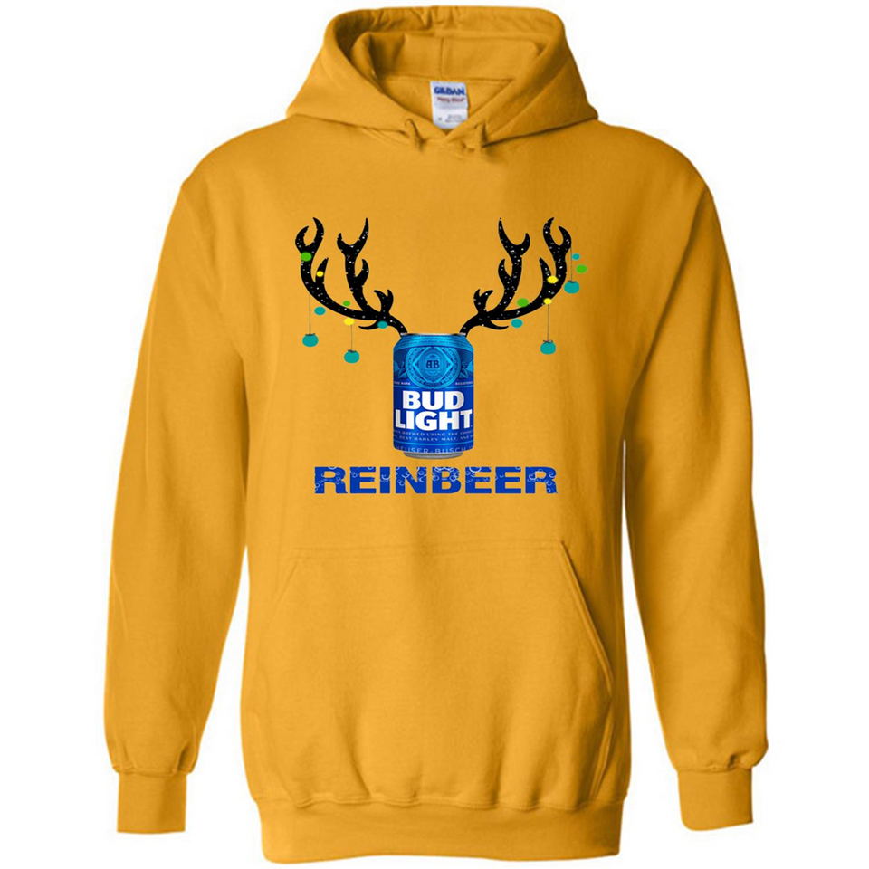 Bud Light Reinbeer Funny Beer Reindeer Christmas Sweatshirt - Hoodie