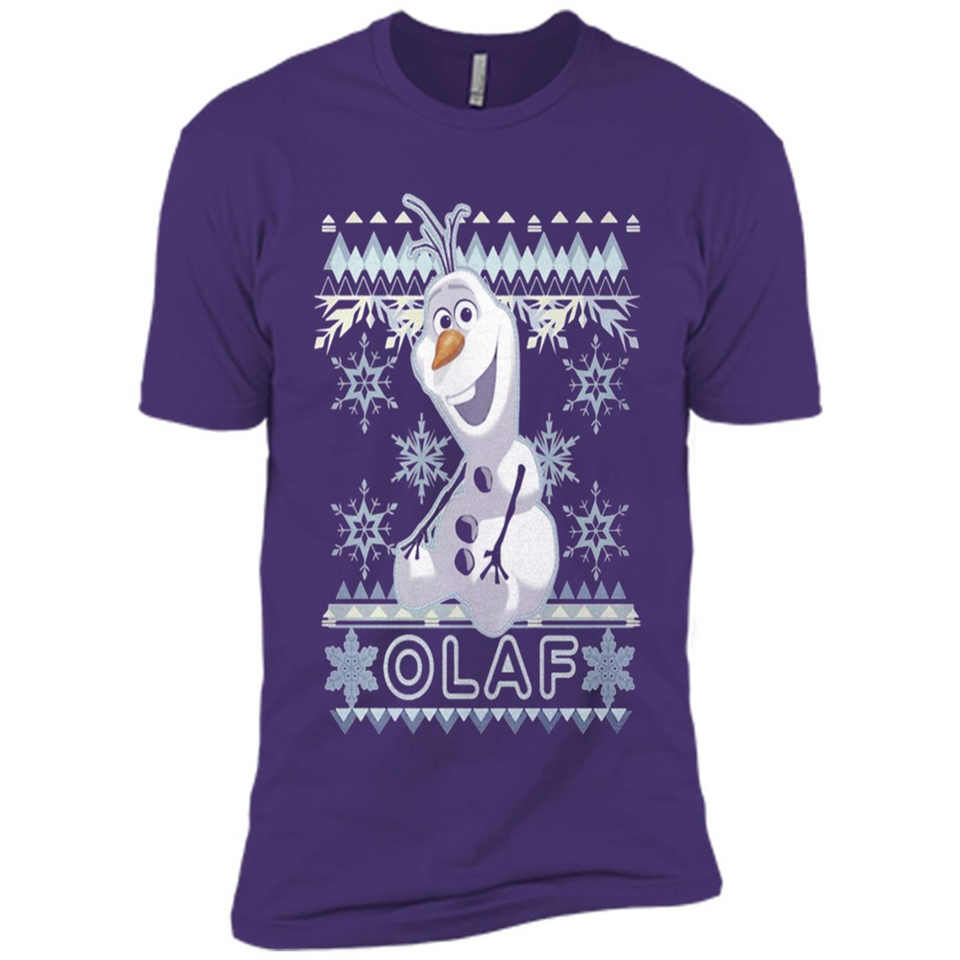 Olaf frozen ugly christmas sweater - Premium Short Sleeve T-Shirt