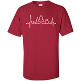 Heartbeat Christmas Tree T-shirt Funny Xmas Costume