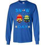 Snow Day Shirt For Colorado Avalanche Vs Minion Fans pingpong