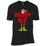 Mens Daddy Elf T-Shirt Funny Matching Christmas Costume - Premium Short Sleeve T-Shirt