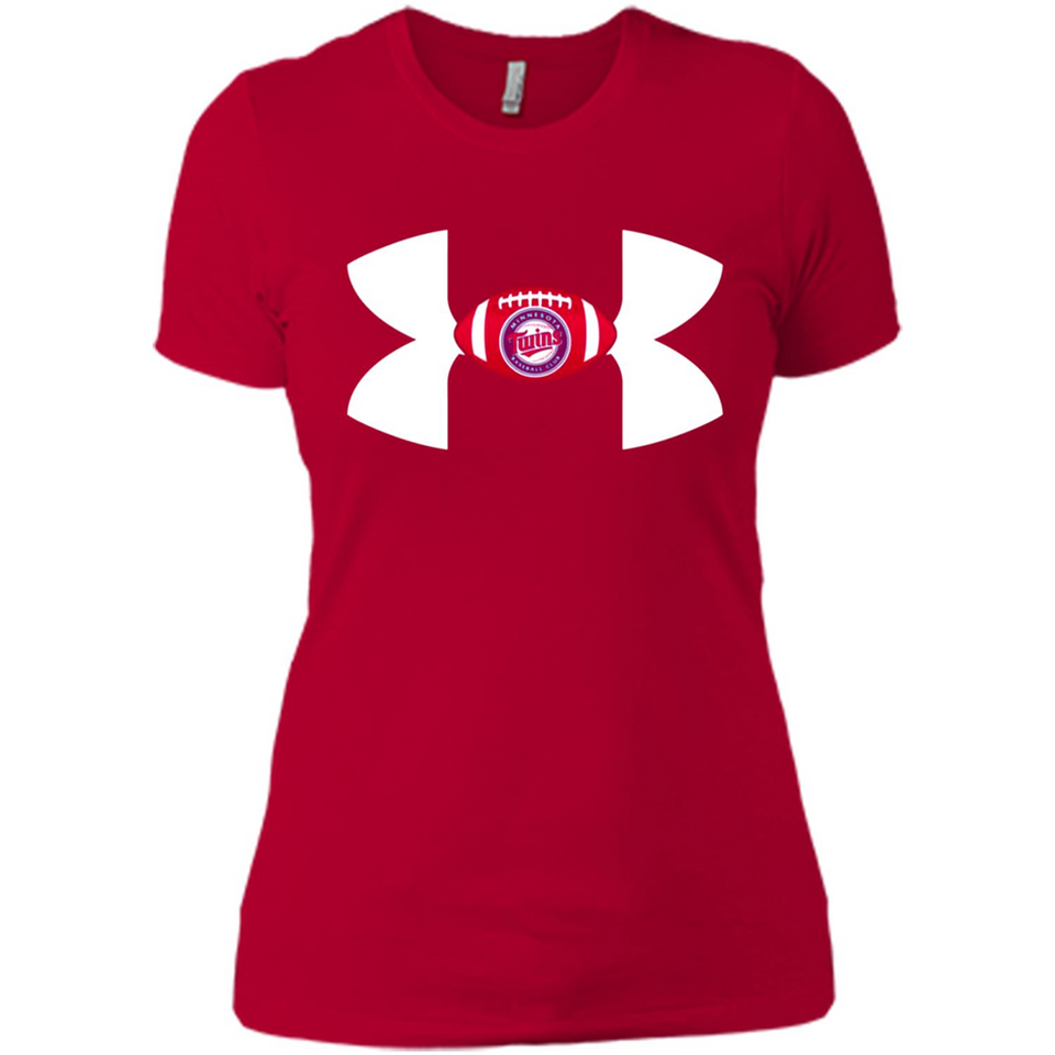 Minnesota Twins Under Armour Logo - Ladies' Boyfriend T-Shirt