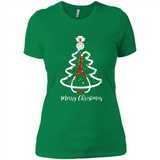 Christmas tree Nurse merry Christmas - Ladies' Boyfriend T-Shirt