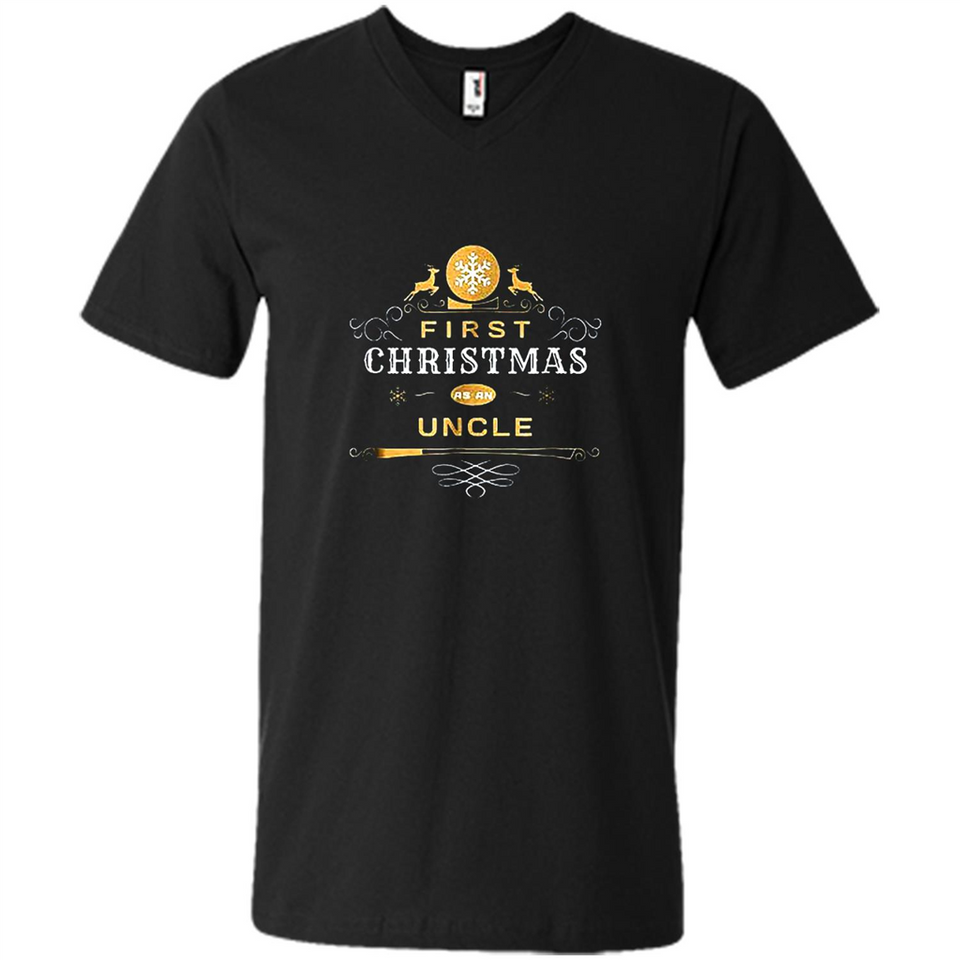 First Christmas as a Uncle - Christmas Family - Men's V-Neck