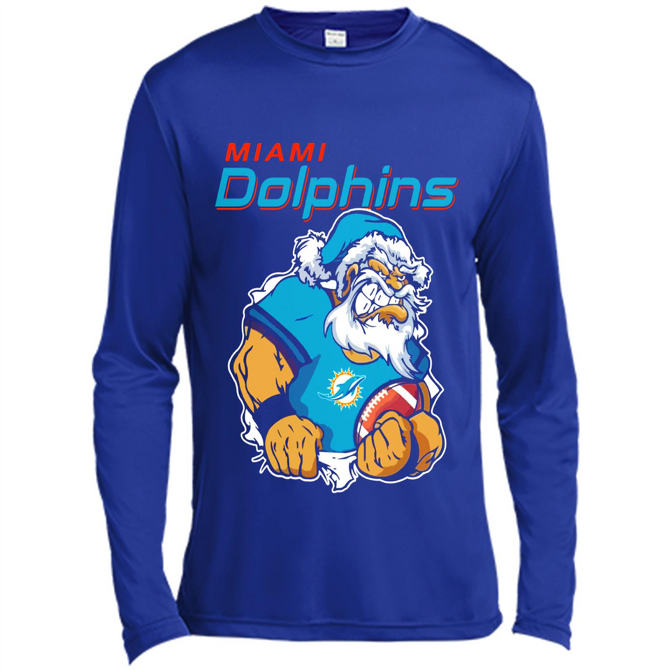 Grumpy Santa Claus Miami Dolphins Football Team PINGPONG