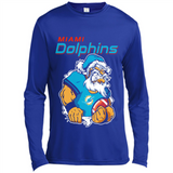 Grumpy Santa Claus Miami Dolphins Football Team PINGPONG
