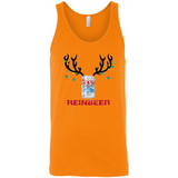 Coors Light Reinbeer Funny Beer Reindeer Christmas Sweatshirt - Canvas Unisex Tank