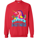 Unicorns are born in Sagittarius Birthday Rainbow Custom Ultra Cotton