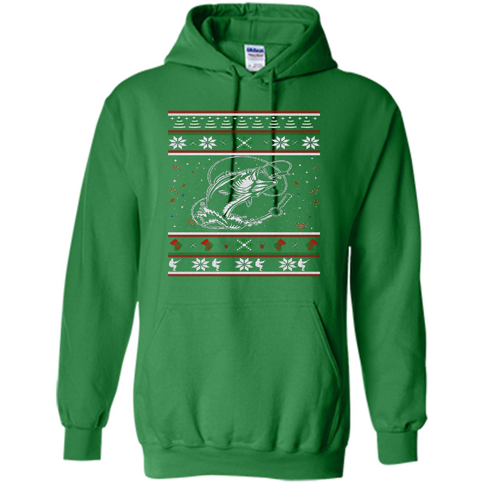 Christmas Ugly Sweater Fishing Ugly Christmas Sweater - Hoodie