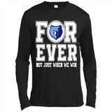 Memphis Grizzlies Forever For ever not just when we win - Canvas Long Sleeve T-Shirt