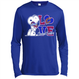 Snoopy loves NBA Cleveland Cavaliers - Canvas Long Sleeve T-Shirt