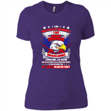 I Am Politically Incorrect I Say Merry Christmas America - Ladies' Boyfriend T-Shirt