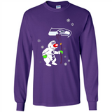 Seattle Seahawks Snowman