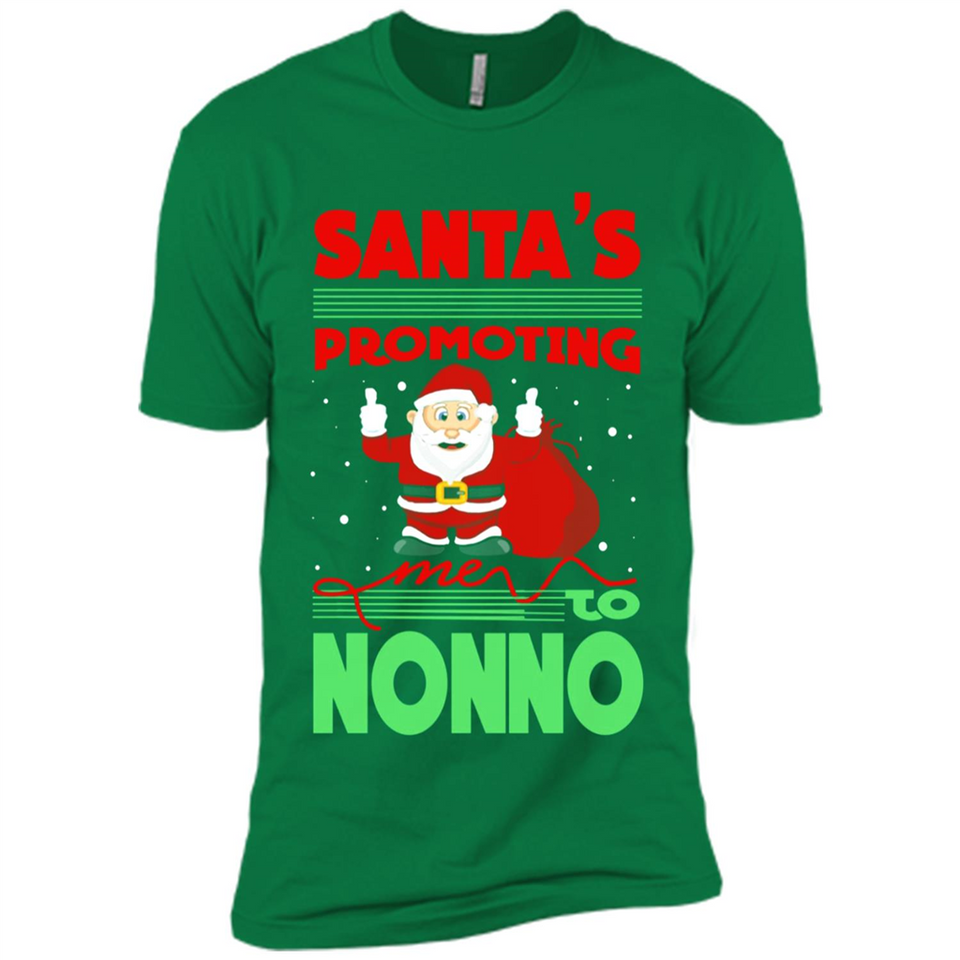 Santa's Promoting Me To Nonno - Premium Short Sleeve T-Shirt
