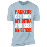 Packers can suck my Ditka and kiss my Butkus PINGPONG - Premium Short Sleeve T-Shirt