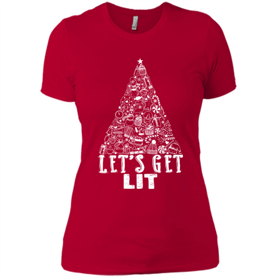 Let's Get Lit - Funny Christmas Tree