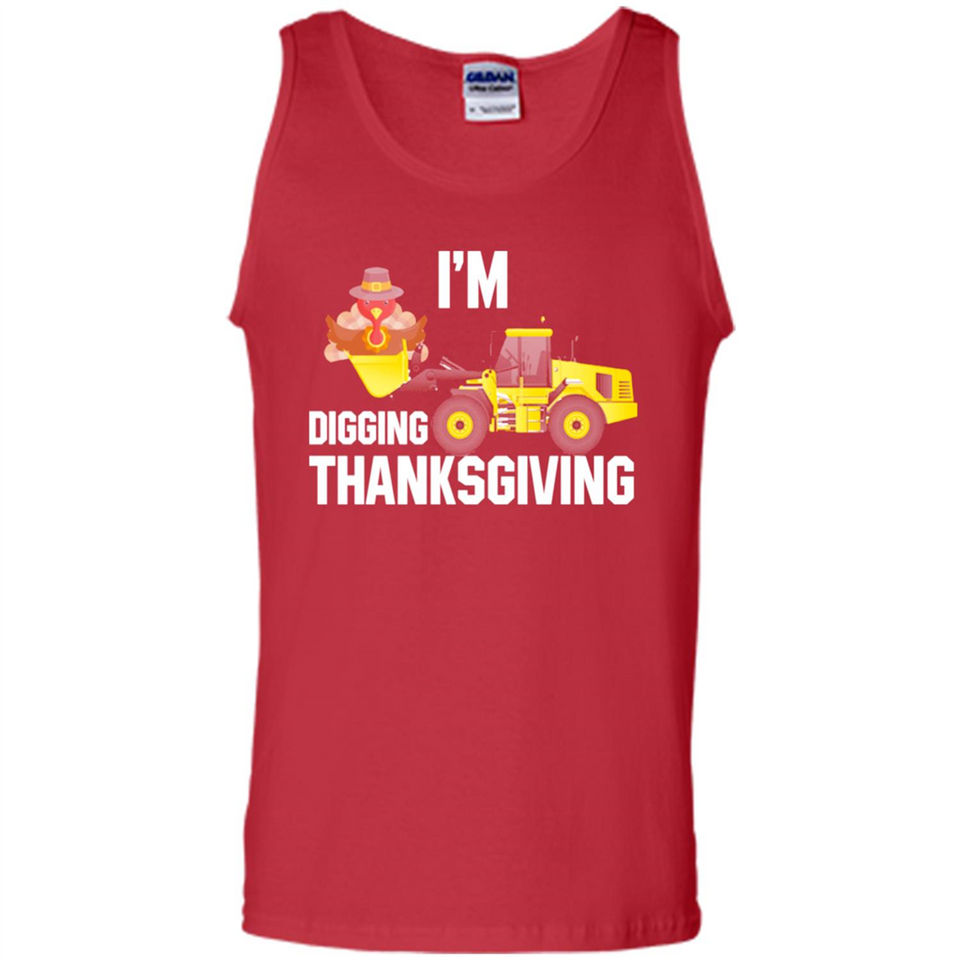 I'm Digging Thanksgiving Cute Turkey Tractor