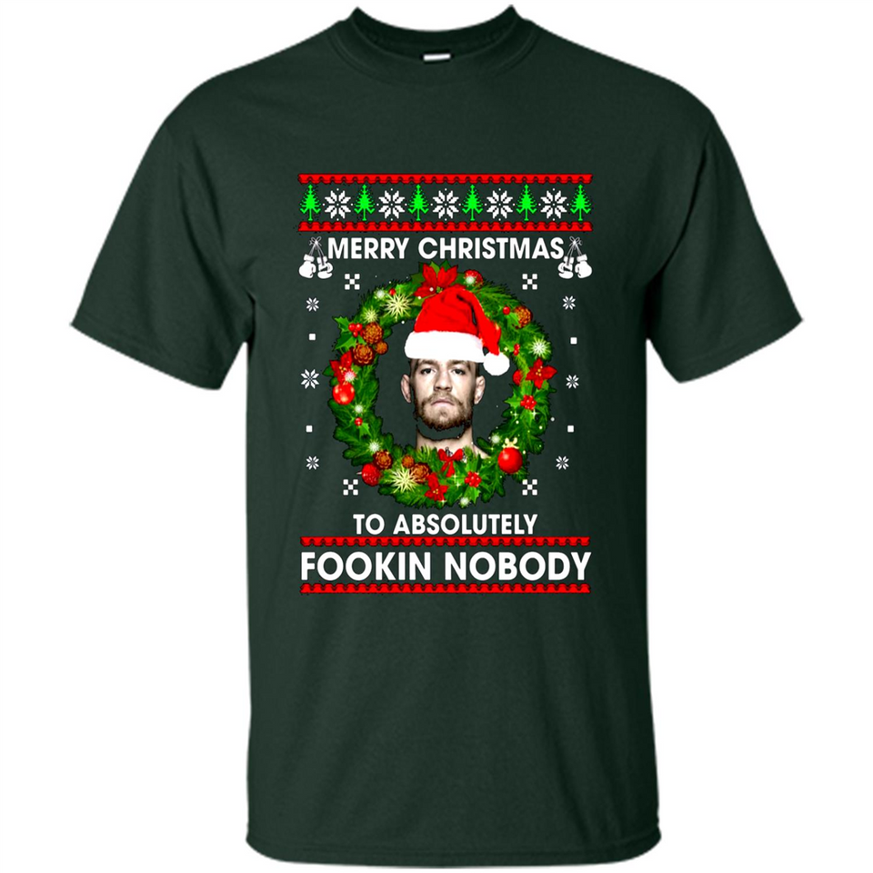 Merry Fookin Christmas Conor Mcgregor sweater PINGPONG
