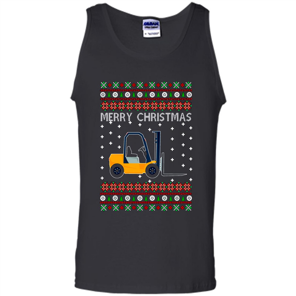 Merry Christmas Forklift ugly sweatshirt PINGPONG
