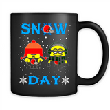 Snow Day Shirt For Cleveland Browns Vs Minion Fans pingpong
