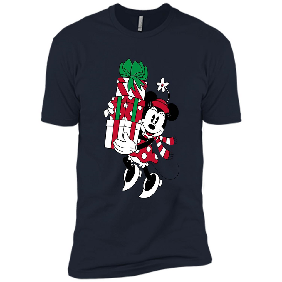 Disney Minnie Mouse Christmas Gift Sweatshirt - Premium Short Sleeve T-Shirt