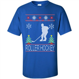 roller hockey Christmas ugly