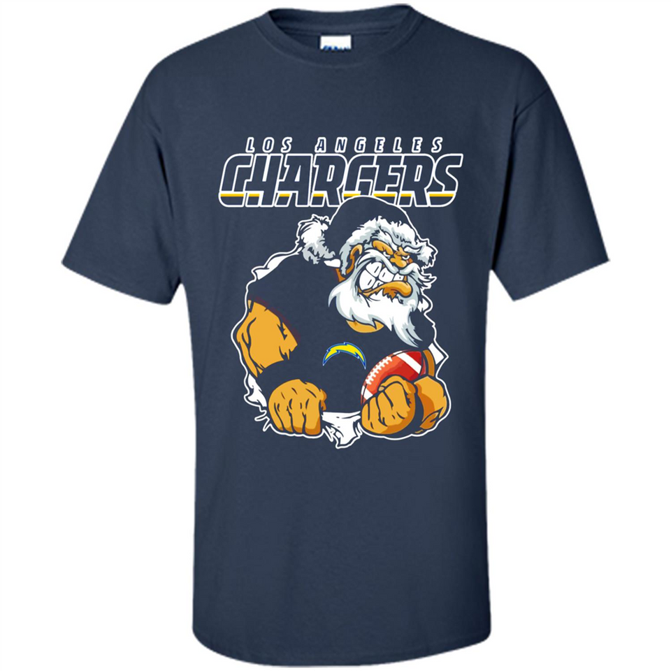Grumpy Santa Claus Los Angeles Chargers Football Team PINGPONG