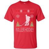 roller hockey Christmas ugly