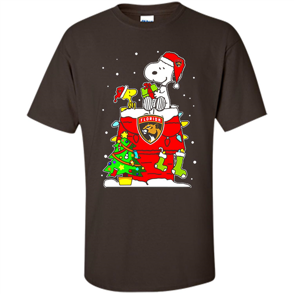 Florida Panthers Snoopy Ugly Christmas Sweaters - Shirt