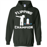 Water Bottle Flipping Tshirt Dabbing Flipping Champion - Hoodie