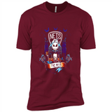 Brooklyn Nets Halloween The Nightmare Before Christmas - Premium Short Sleeve T-Shirt