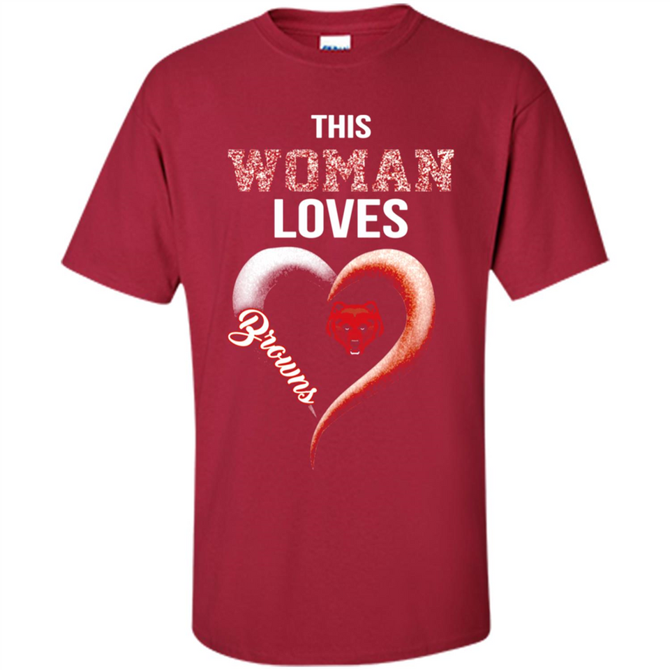 This Woman love Browns NFL football team - Shirt