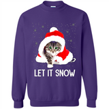 Let It Snow Cat Christmas sweater PINGPONG