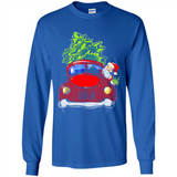 Vintage Santa red Truck Christmas Tree PINGPONG
