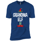 Grandma Elf Shirt -Family Matching Christmas Pajamas - Premium Short Sleeve T-Shirt
