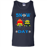 Snow Day Shirt For Green Bay Packers Vs Minion Fans pingpong