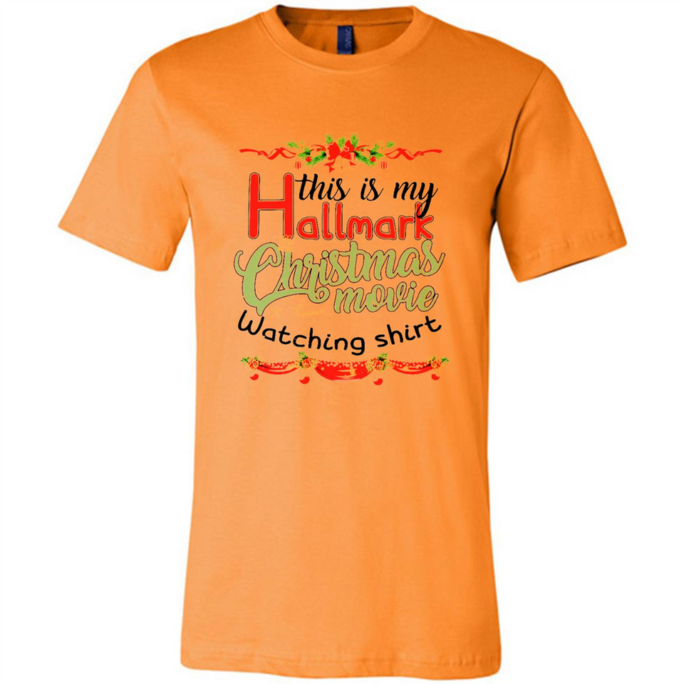 This My Movies Hallmark-Christmas Loves Is T-Shirt - Canvas Unisex T-Shirt