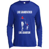 Boston Red Sox GrandFather Like GrandSon - Canvas Long Sleeve T-Shirt