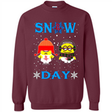 Snow Day Shirt For Houston Rockets Vs Minion Fans pingpong